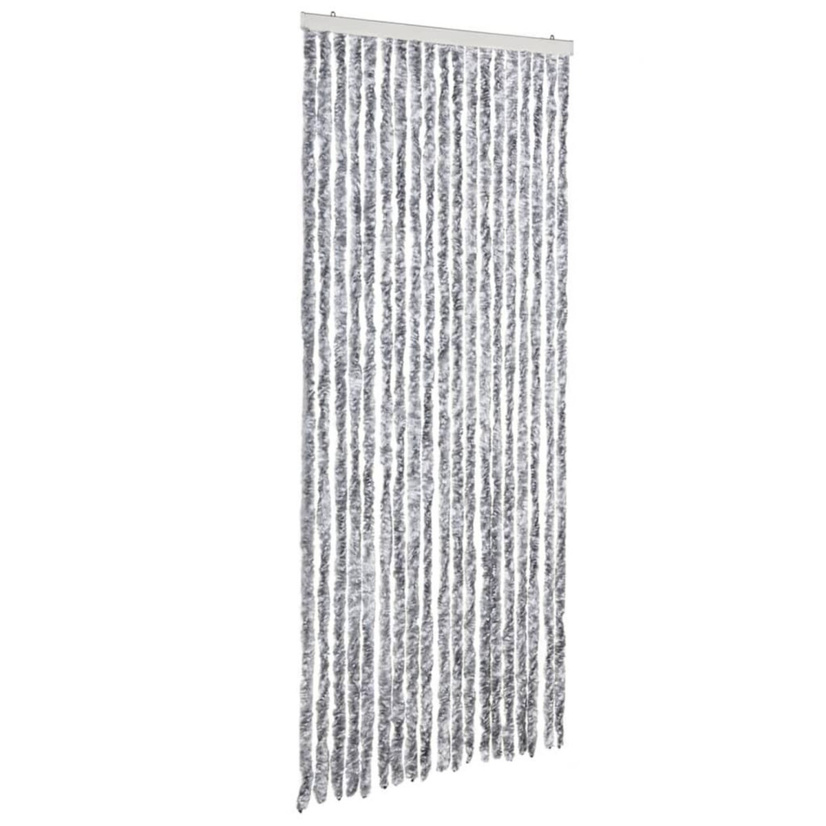 VIDAXL Moustiquaire Blanc et gris 56x185 cm Chenille