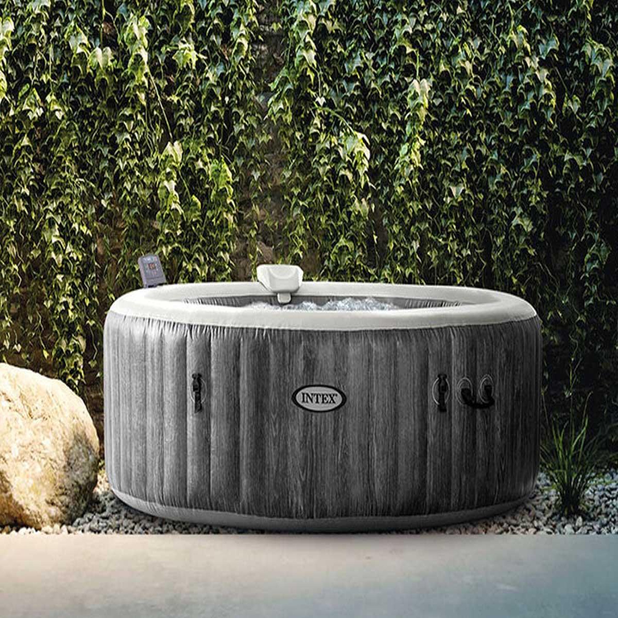 INTEX Spa gonflable PureSpa Baltik rond Bulles 6 places - Intex
