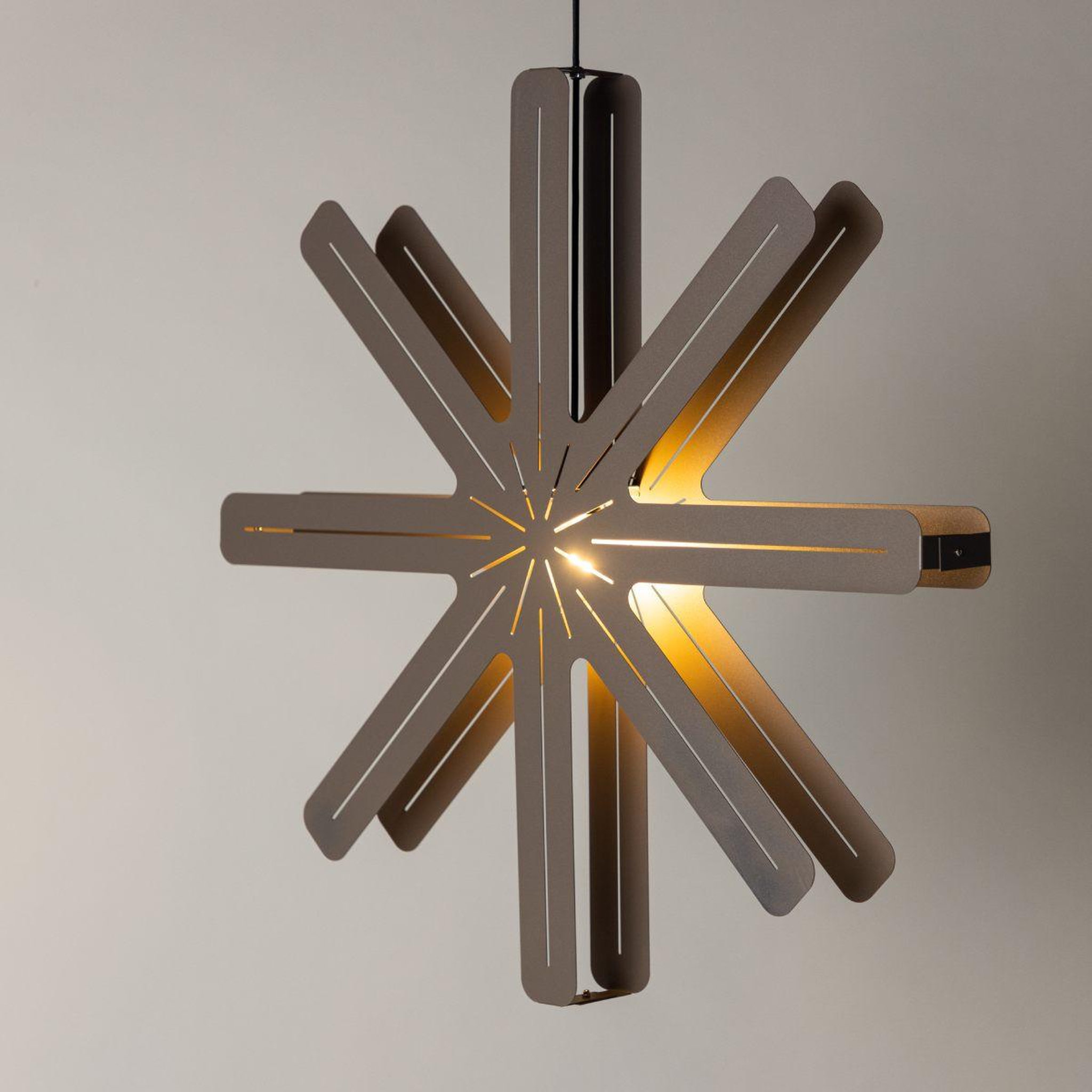 Voir la diapositive 6 : Paris Prix Lampe suspension déco  safsen  80cm marron