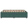 Voir la diapositive 5 : VIDAXL Cadre de lit sans matelas vert fonce 140x200 cm velours