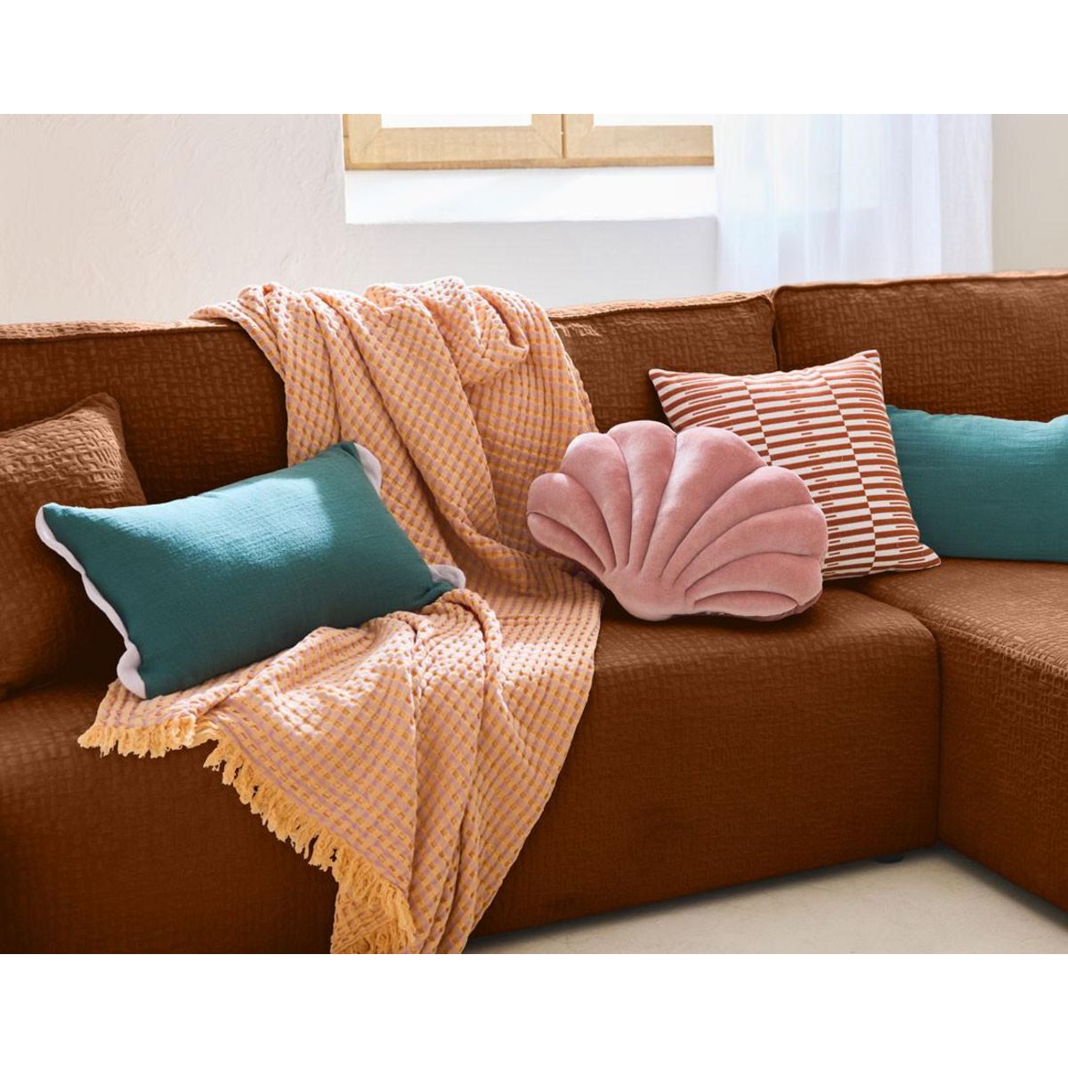 BEST MOBILIER Topaze - canapé d'angle réversible - 4 places - convertible avec coffre - en tissu velours relief