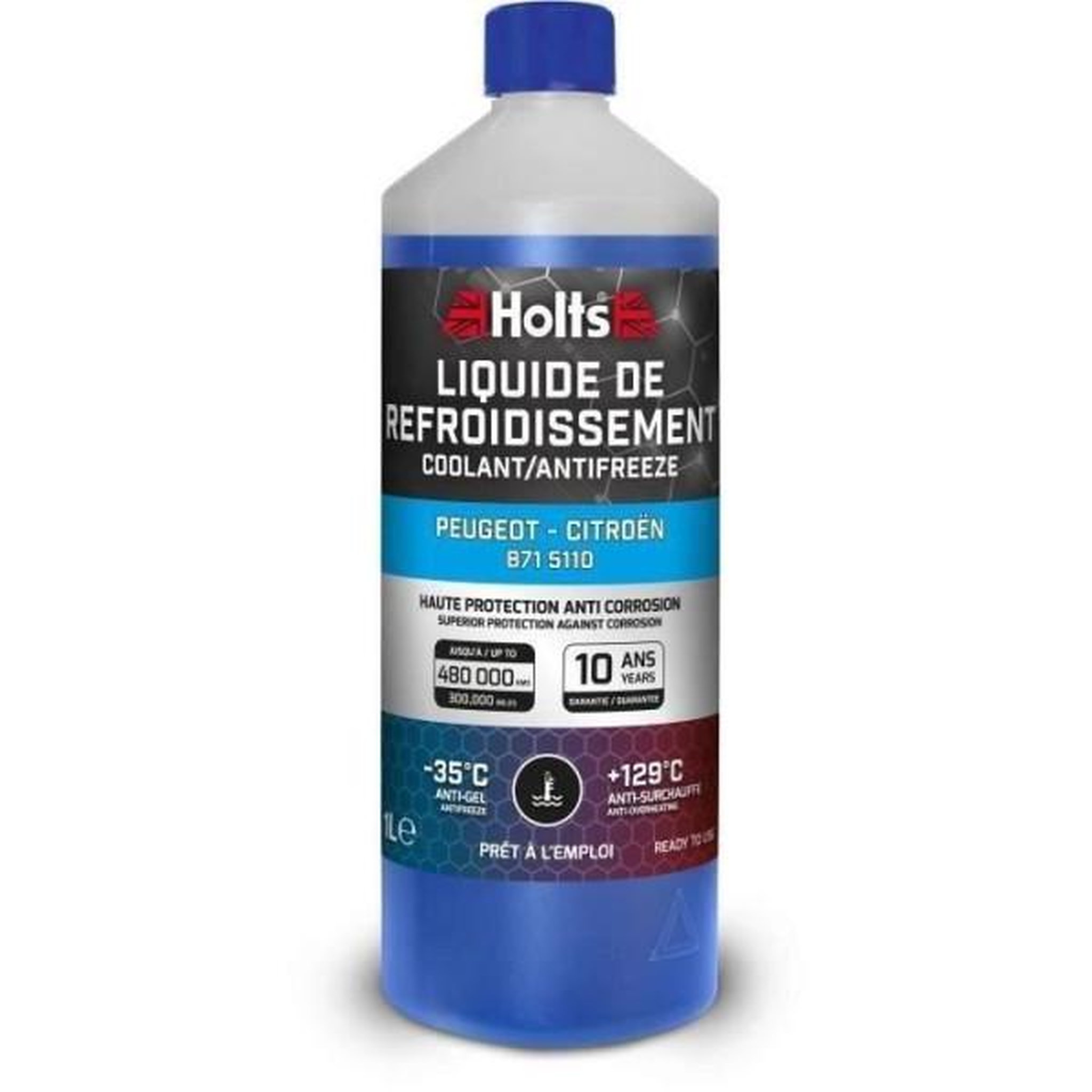 HOLTS Liquide de Refroidissement - HOLTS - HAFR0001B - Dédié Peugeot-Citroën B71 5110 1L