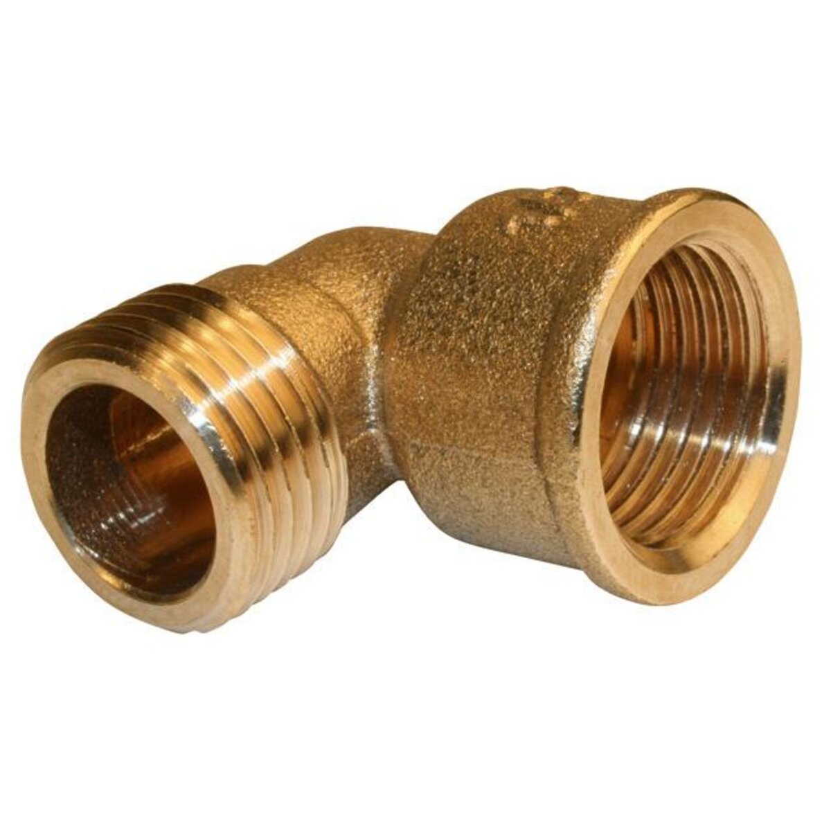 CENTRALE BRICO Raccord coudé laiton à visser laiton F 26 x 34 pour tube en cuivre