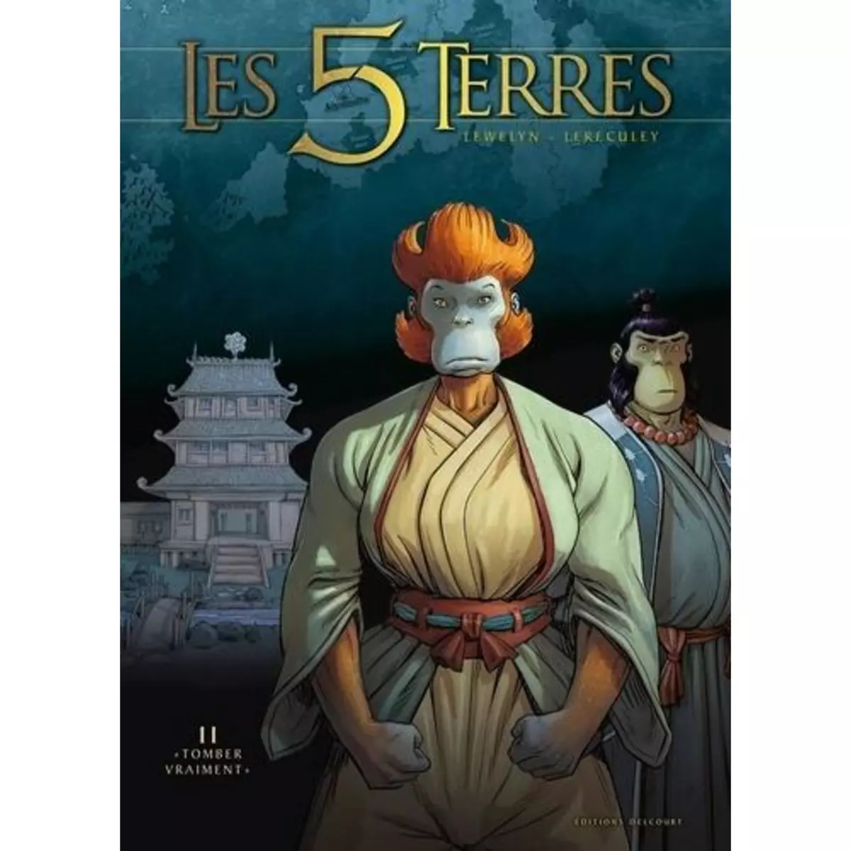  LES 5 TERRES : CYCLE II - LYS TOME 11 :  TOMBER VRAIMENT , Lewelyn