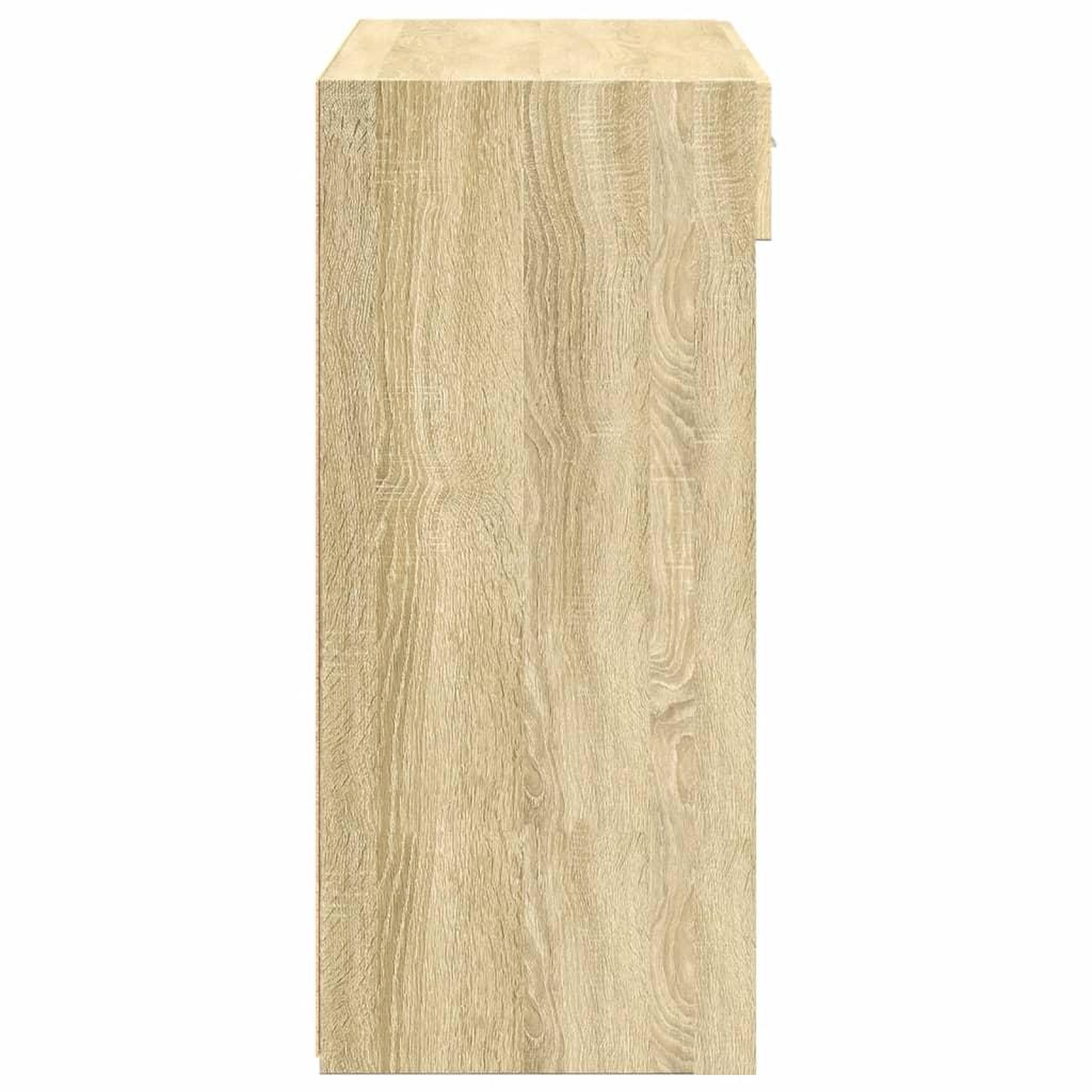 Voir la diapositive 5 : VIDAXL Buffet chene sonoma 80x42,5x93 cm bois d'ingenierie