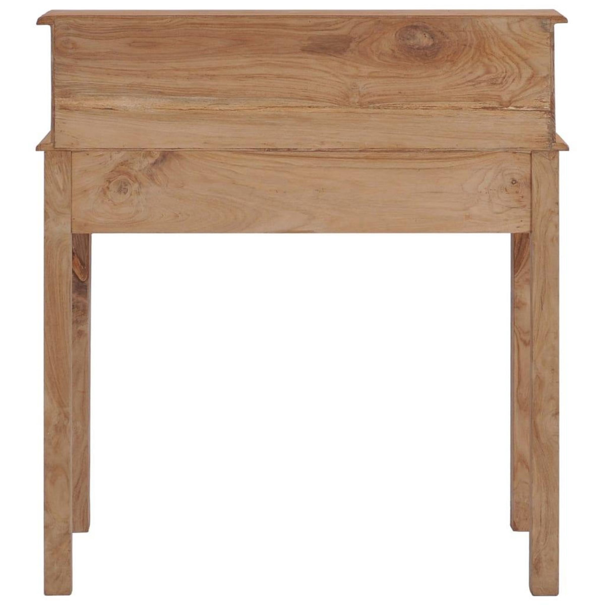 VIDAXL Bureau 90x50x100 cm bois de teck solide