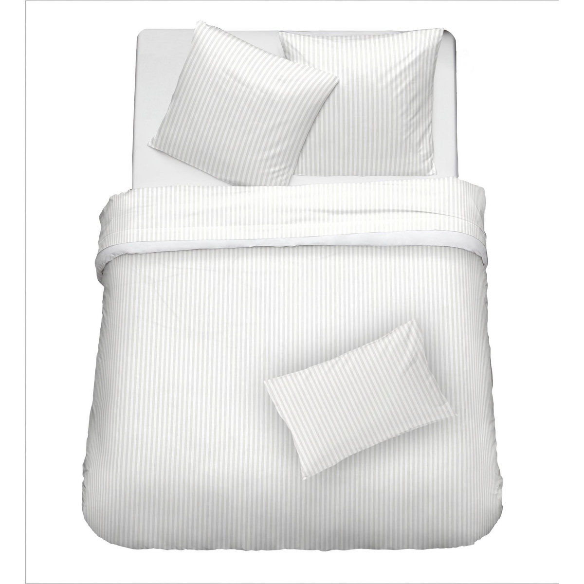 Parure de drap unie en satin de coton 70 fils 