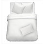 Voir la diapositive 2 : Parure de drap unie en satin de coton 70 fils 