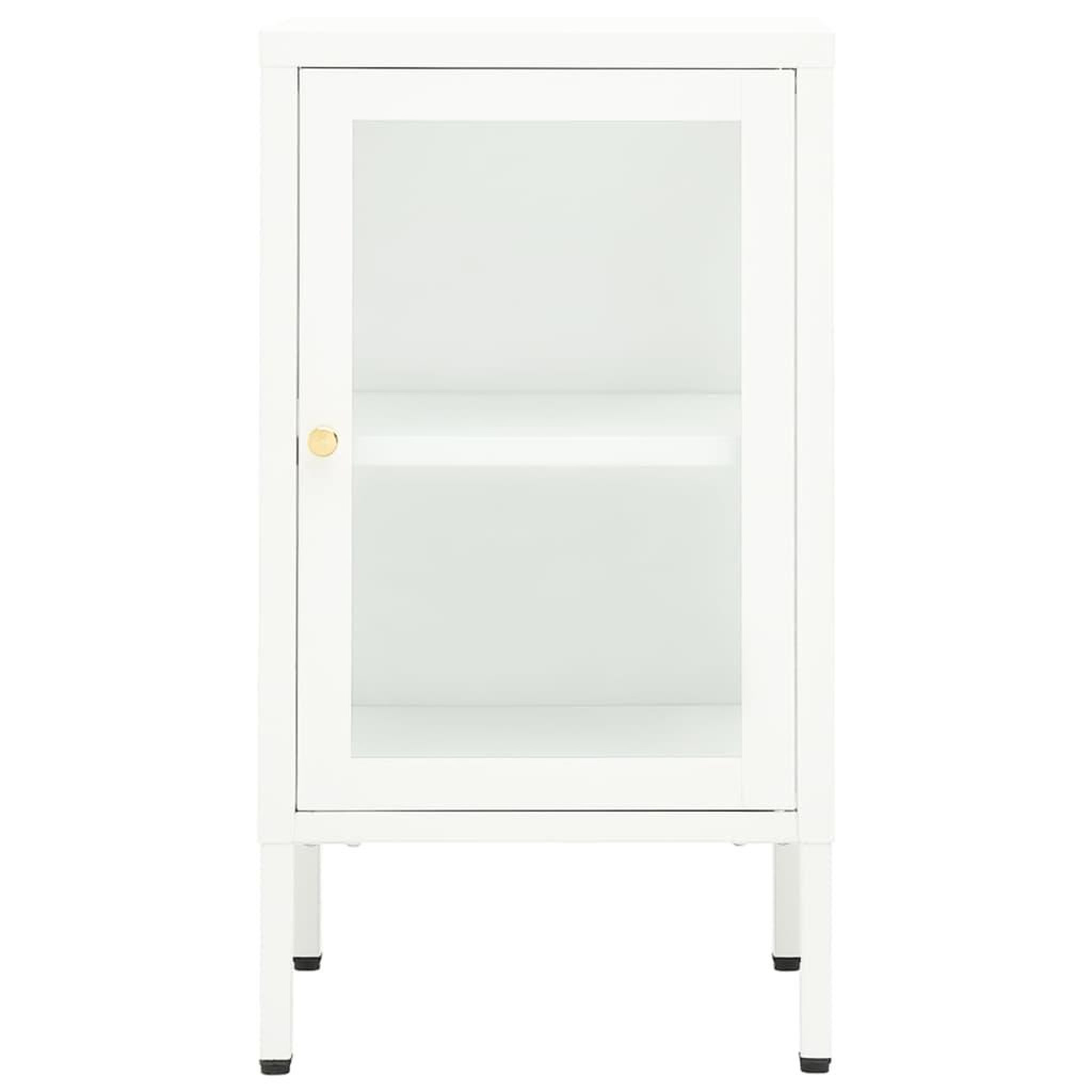 Voir la diapositive 3 : VIDAXL Buffet 38x35x70 cm Metal et verre