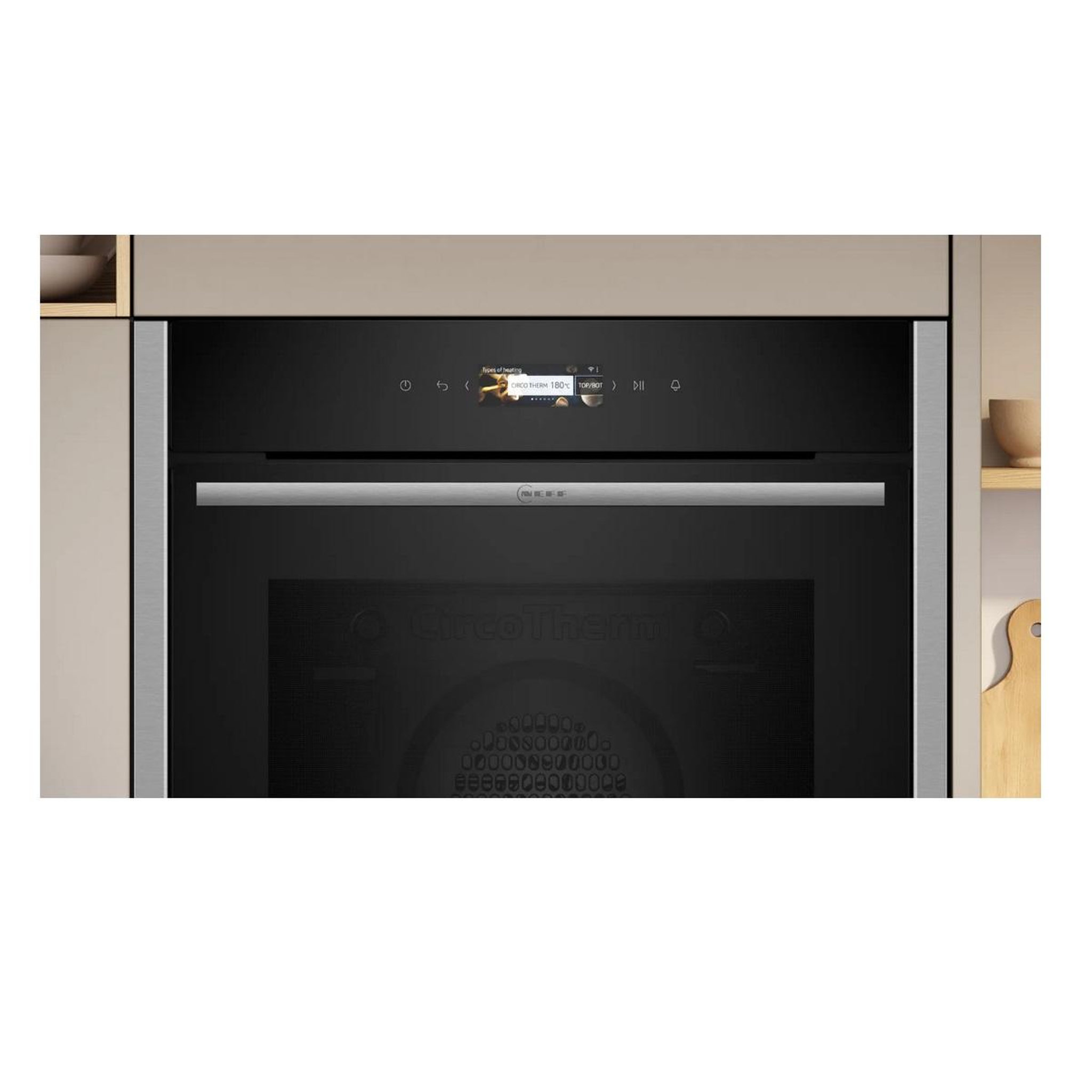 Voir la diapositive 3 : Neff Four intégrable 71l 60cm pyrolyse noir - b24cr71n0