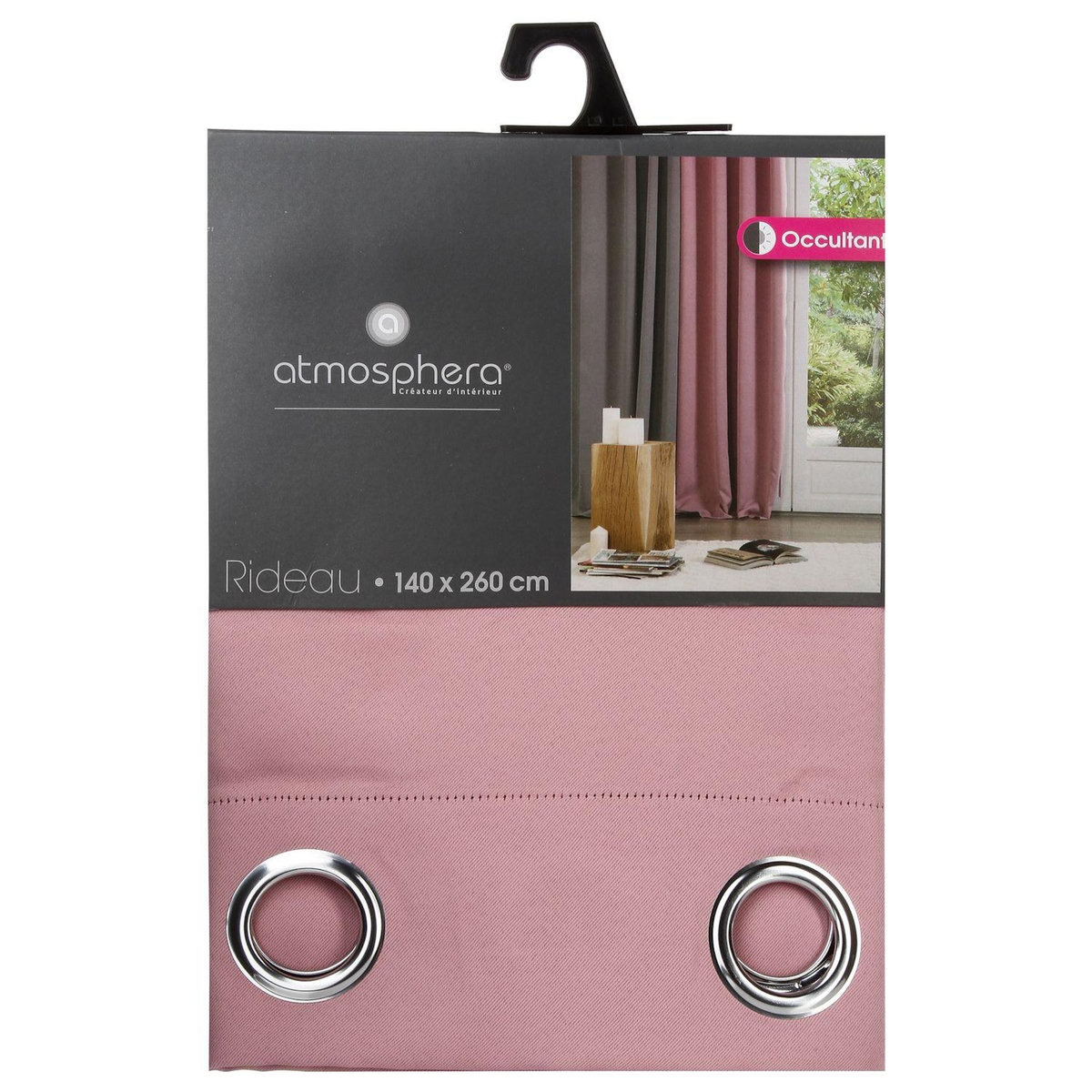 TOILINUX Lot de 2 Rideaux occultants Louisa