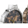 Voir la diapositive 2 : AAAAA Horloge Murale DKD Home Decor Doré Argenté Verre Fer Mappemonde 42 x 8,5 x 54 cm (2 Unités)