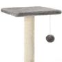 Voir la diapositive 4 : VIDAXL Arbre a chat avec griffoirs en sisal 65 cm Gris