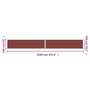 Voir la diapositive 6 : VIDAXL Auvent lateral retractable Marron 160x1200 cm