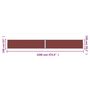 Voir la diapositive 6 : VIDAXL Auvent lateral retractable Marron 160x1200 cm