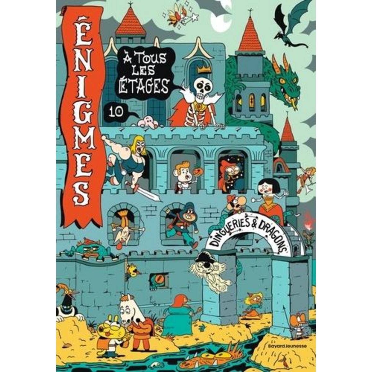 ENIGMES A TOUS LES ETAGES. TOME 10, DINGUERIES & DRAGONS, Martin Paul