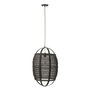 Voir la diapositive 1 : Paris Prix Lampe Suspension en Bambou  Ion  37cm Noir