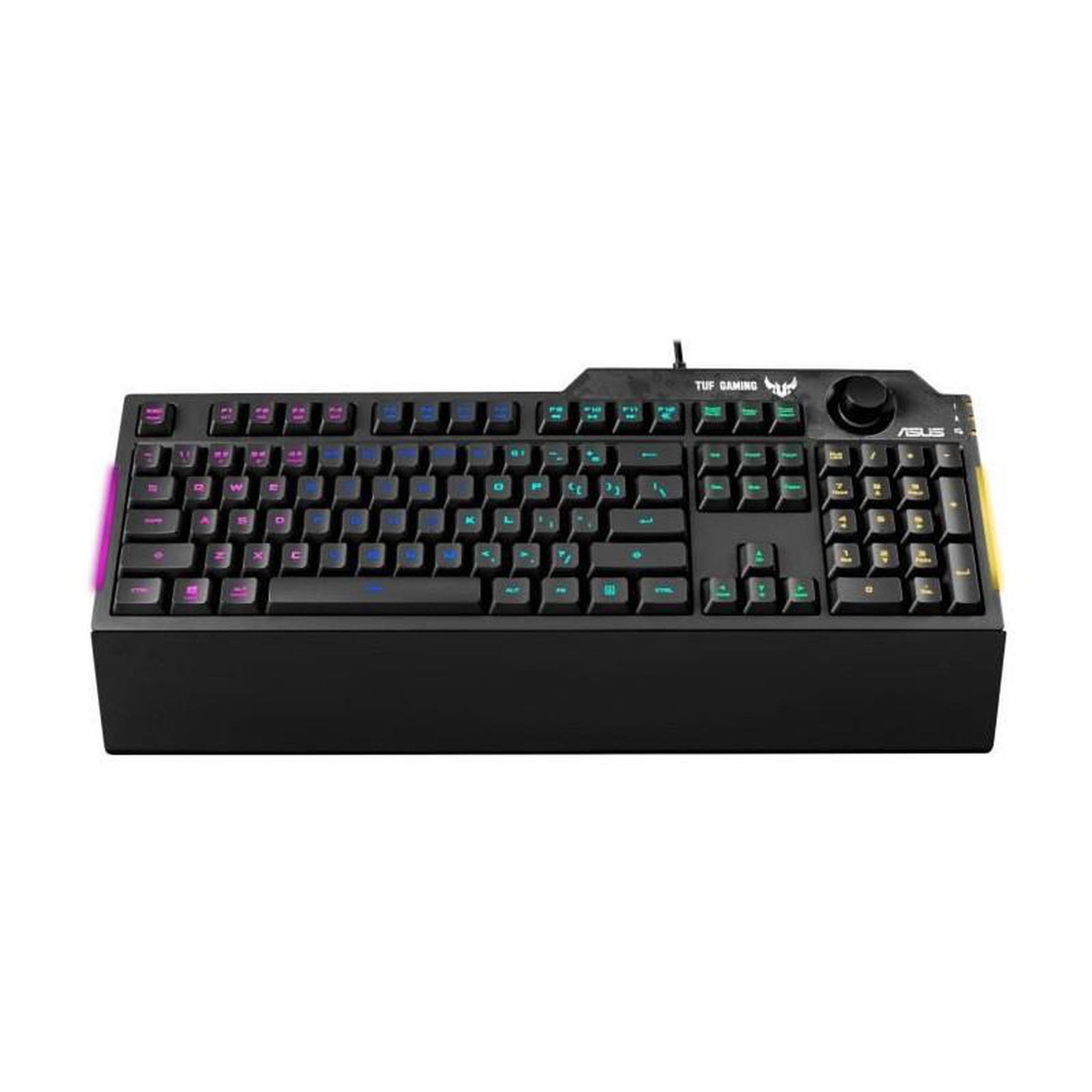 Voir la diapositive 3 : ASUS ASUS Clavier Gaming TUF K1 - Membrane RGB Aura Sync AZERTY