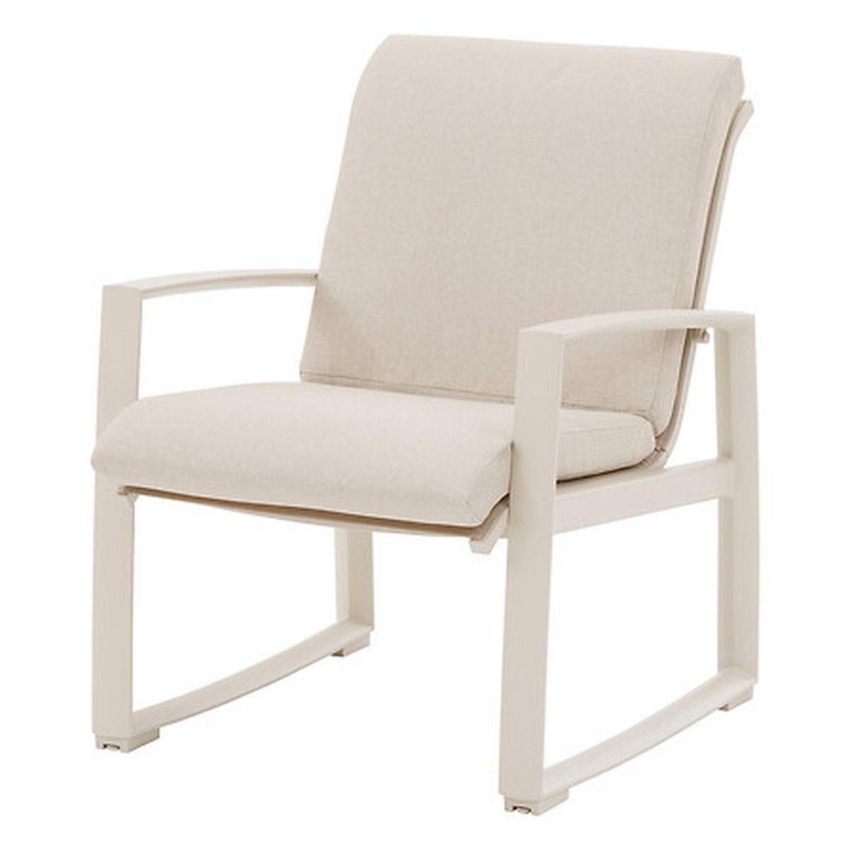 HESPERIDE Salon de jardin en aluminium 5 places BOREANE