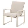 Voir la diapositive 3 : HESPERIDE Salon de jardin en aluminium 5 places BOREANE