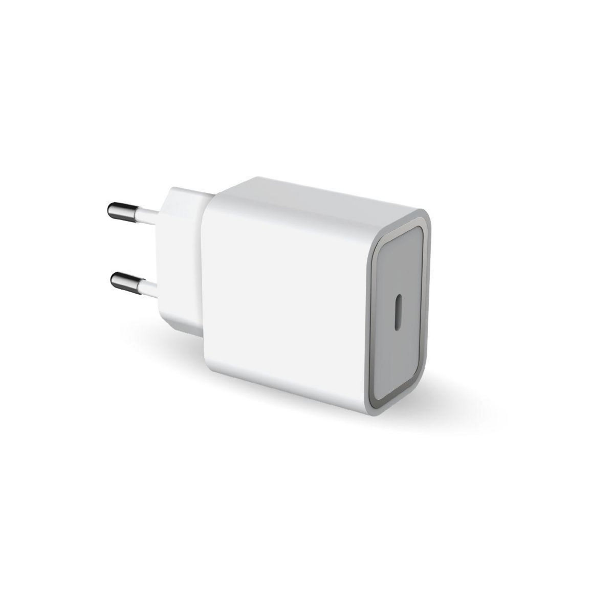 FORCE POWER Chargeur USB C USB-C 25W Recyclé Blanc