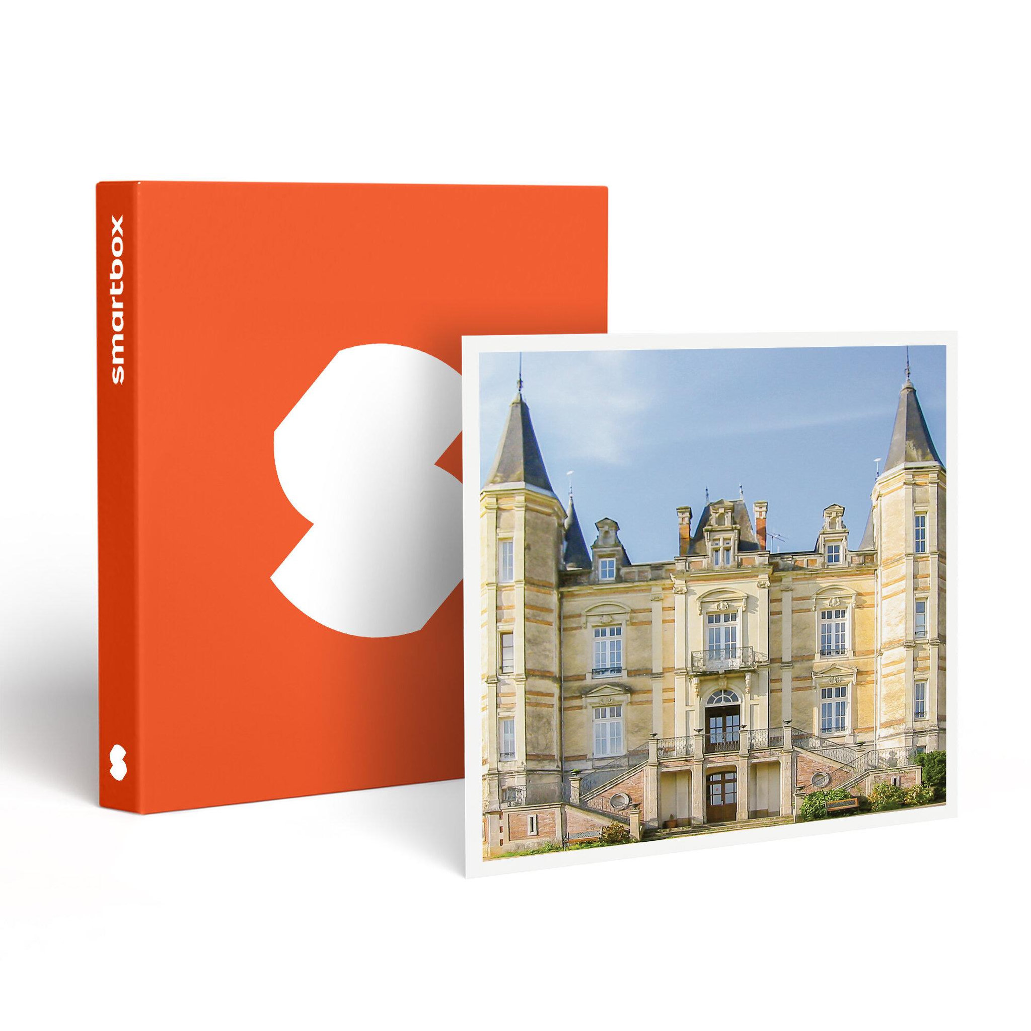 Smartbox 2 jours dans un château 4* avec dîner et bain bouillonnant près de nantes - coffret cadeau séjour