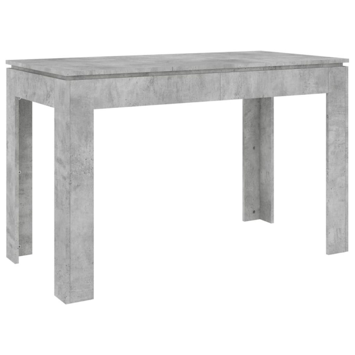 VIDAXL Table a manger Gris beton 120x60x76 cm Bois d'ingenierie