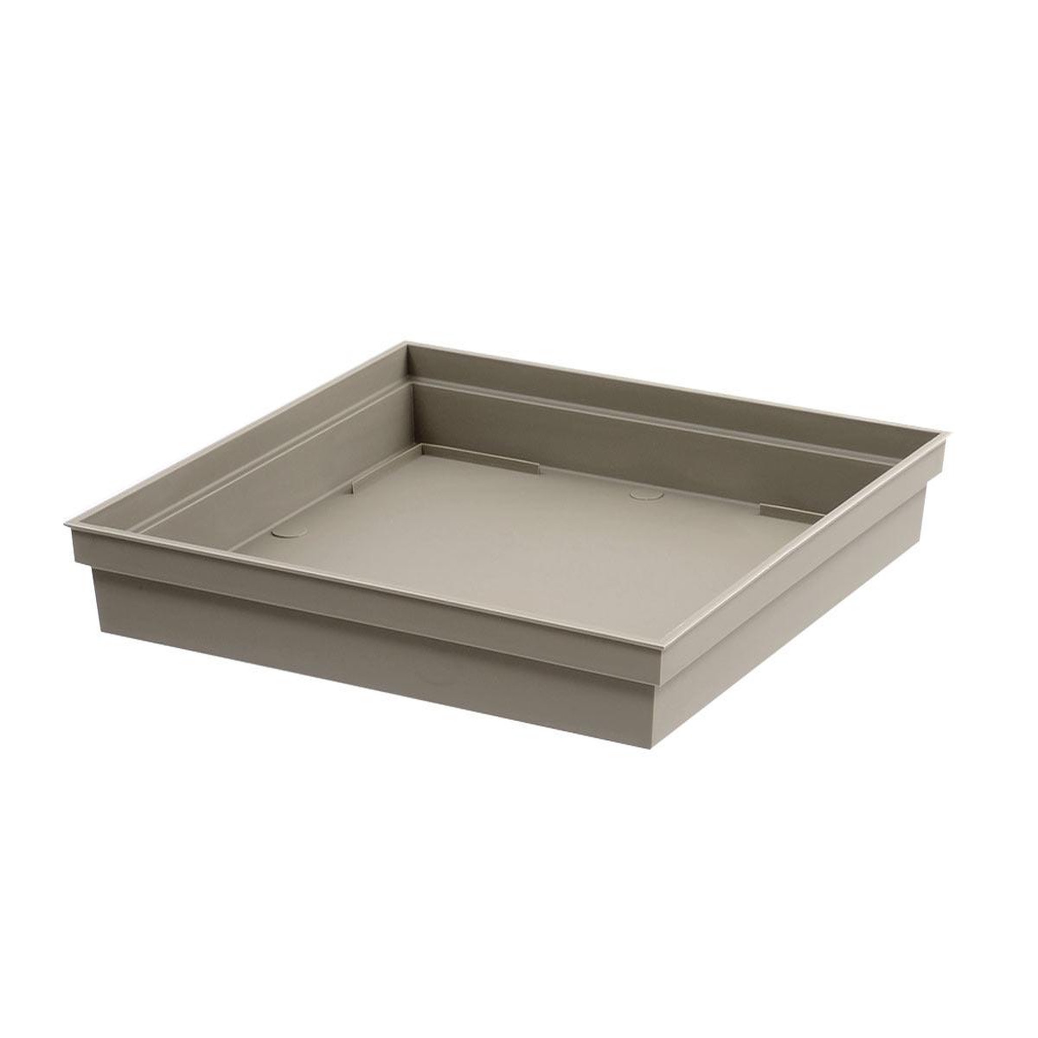 Eda Soucoupe Toscane carrée 39 cm - Taupe - Eda