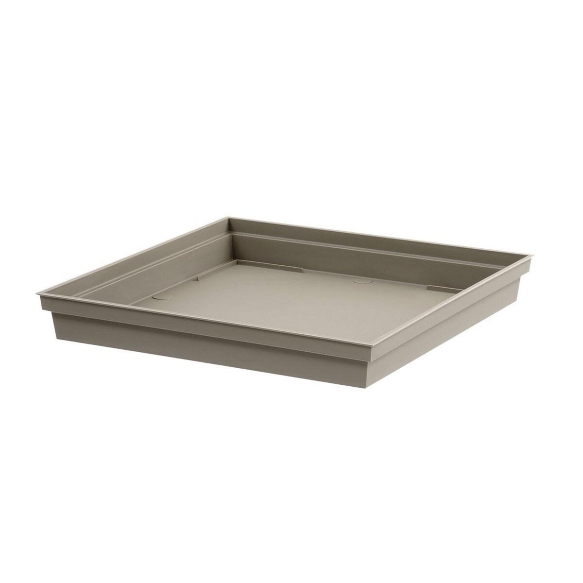 Eda Soucoupe Toscane carrée 39 cm - Taupe - Eda