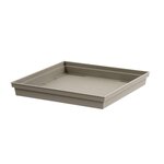 Eda Soucoupe Toscane carrée 39 cm - Taupe - Eda