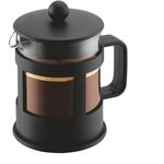 Bodum Cafetière à piston KENYA à piston 4 tasses 0.5L noir