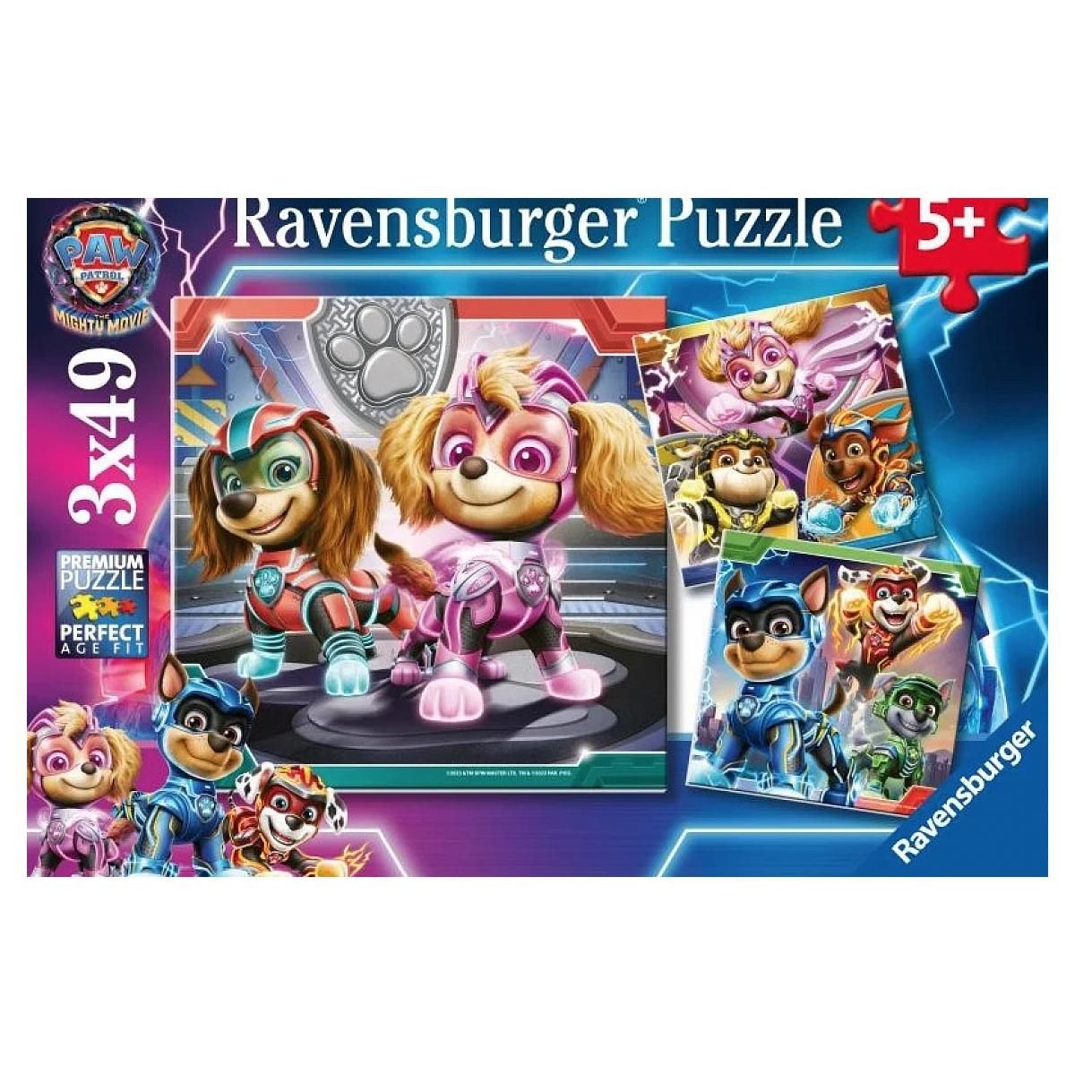 RAVENSBURGER puzzle 3X49 Pat Patrrouille movie 2