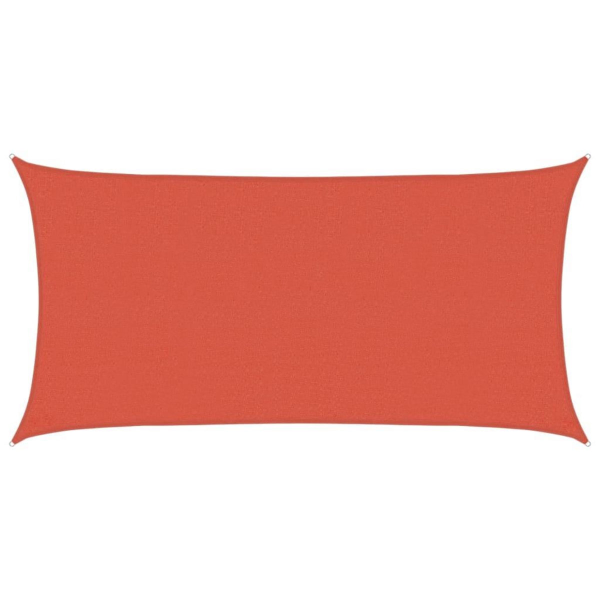 VIDAXL Voile d'ombrage 160 g/m^2 Terre cuite 2,5x4,5 m PEHD