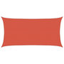 Voir la diapositive 2 : VIDAXL Voile d'ombrage 160 g/m^2 Terre cuite 2,5x4,5 m PEHD