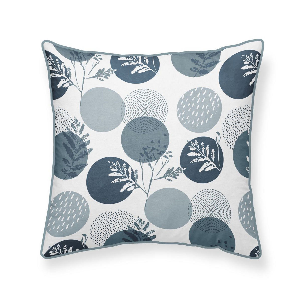 Coussin déco déhoussable en coton 