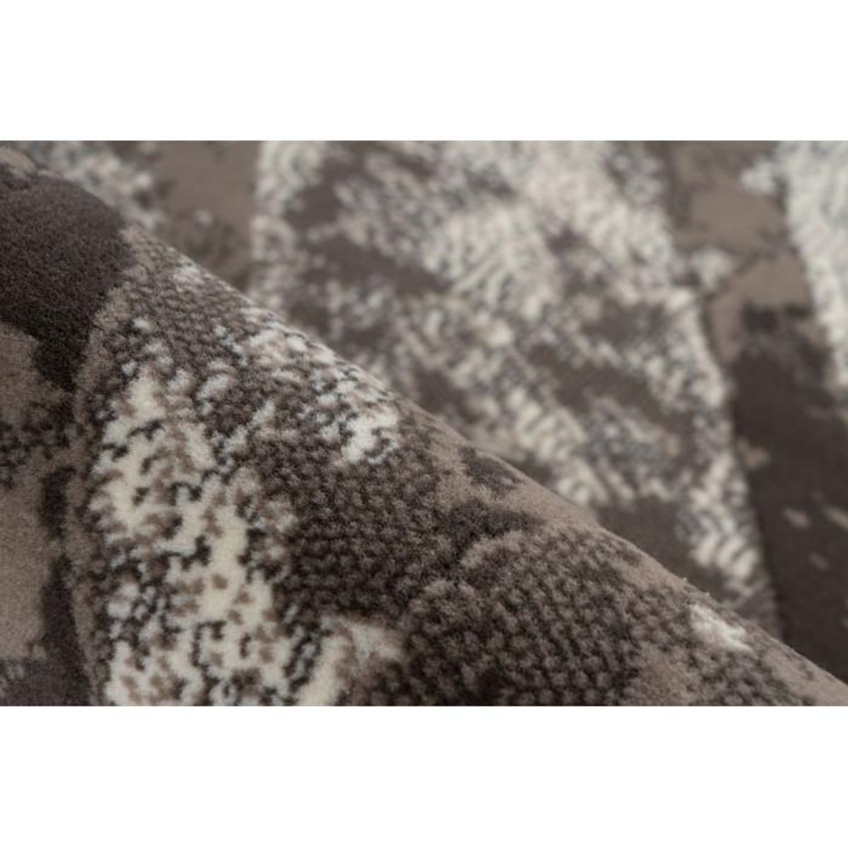 Paris Prix Tapis Vintage à Poils Courts  Esperanto IV  Gris & Crème