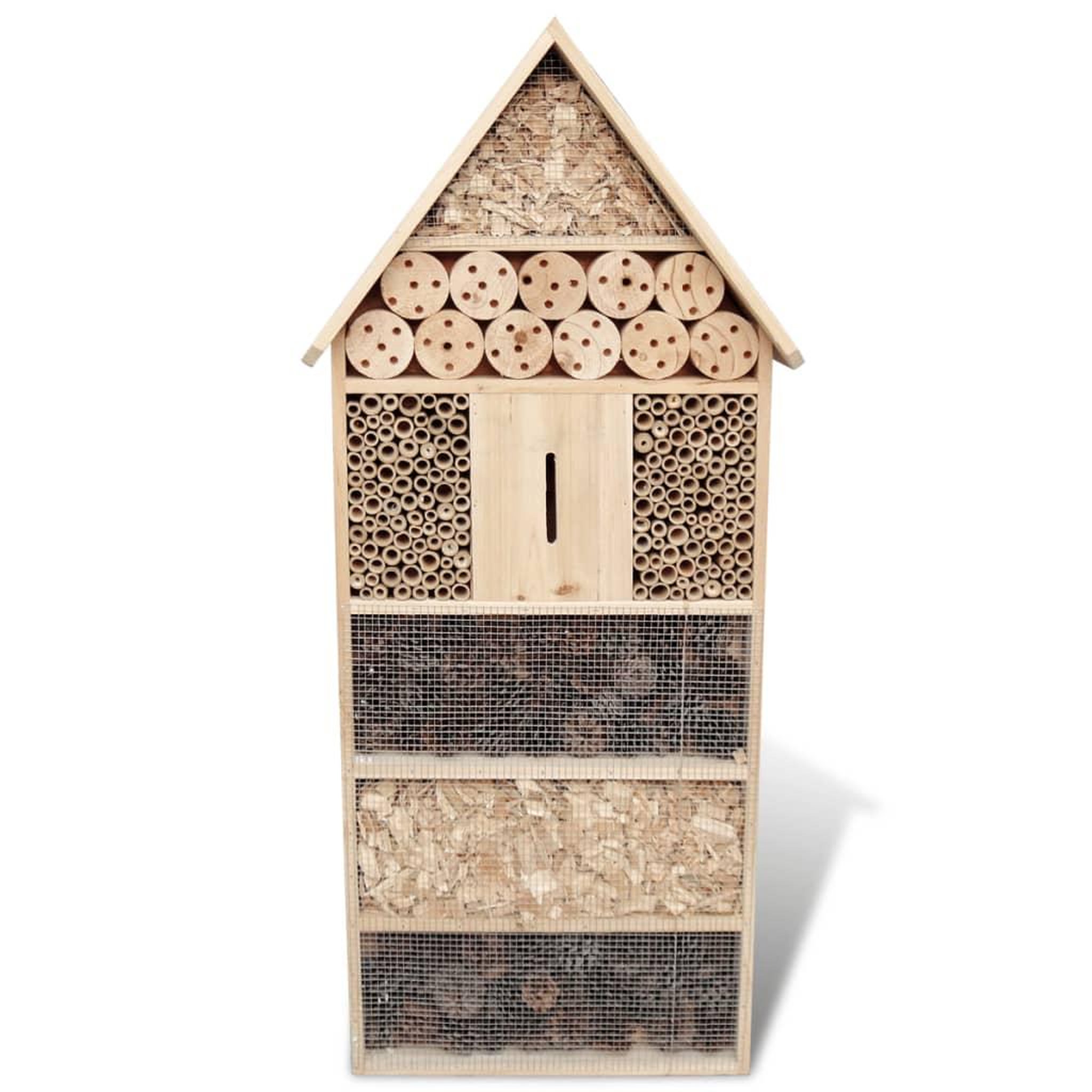 Voir la diapositive 2 : VIDAXL Hotel a insectes XXL 45,5x15x99 cm