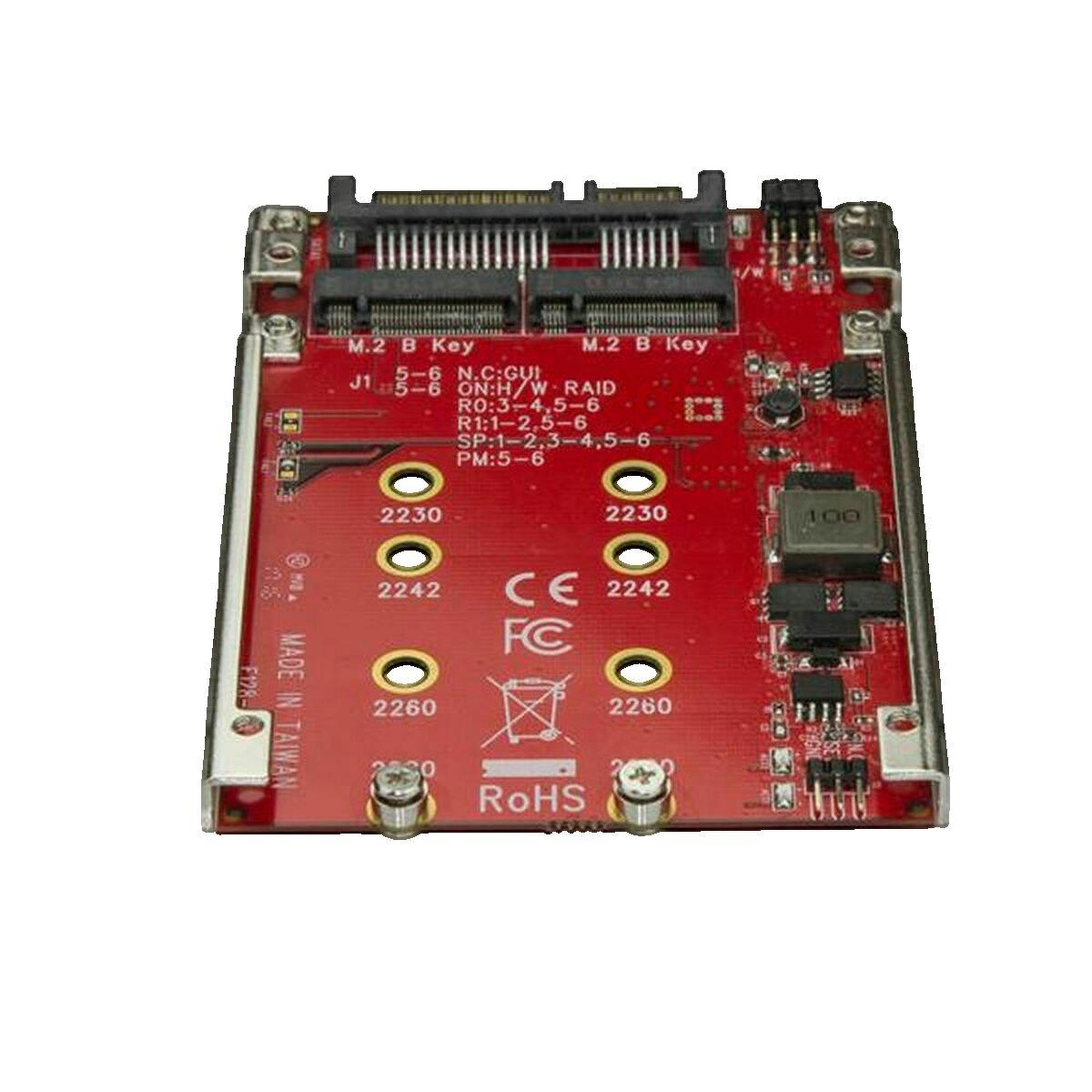 Voir la diapositive 2 : Startech Adaptateur M.2 - STARTECH - Modèle 0065030875141 - RAID