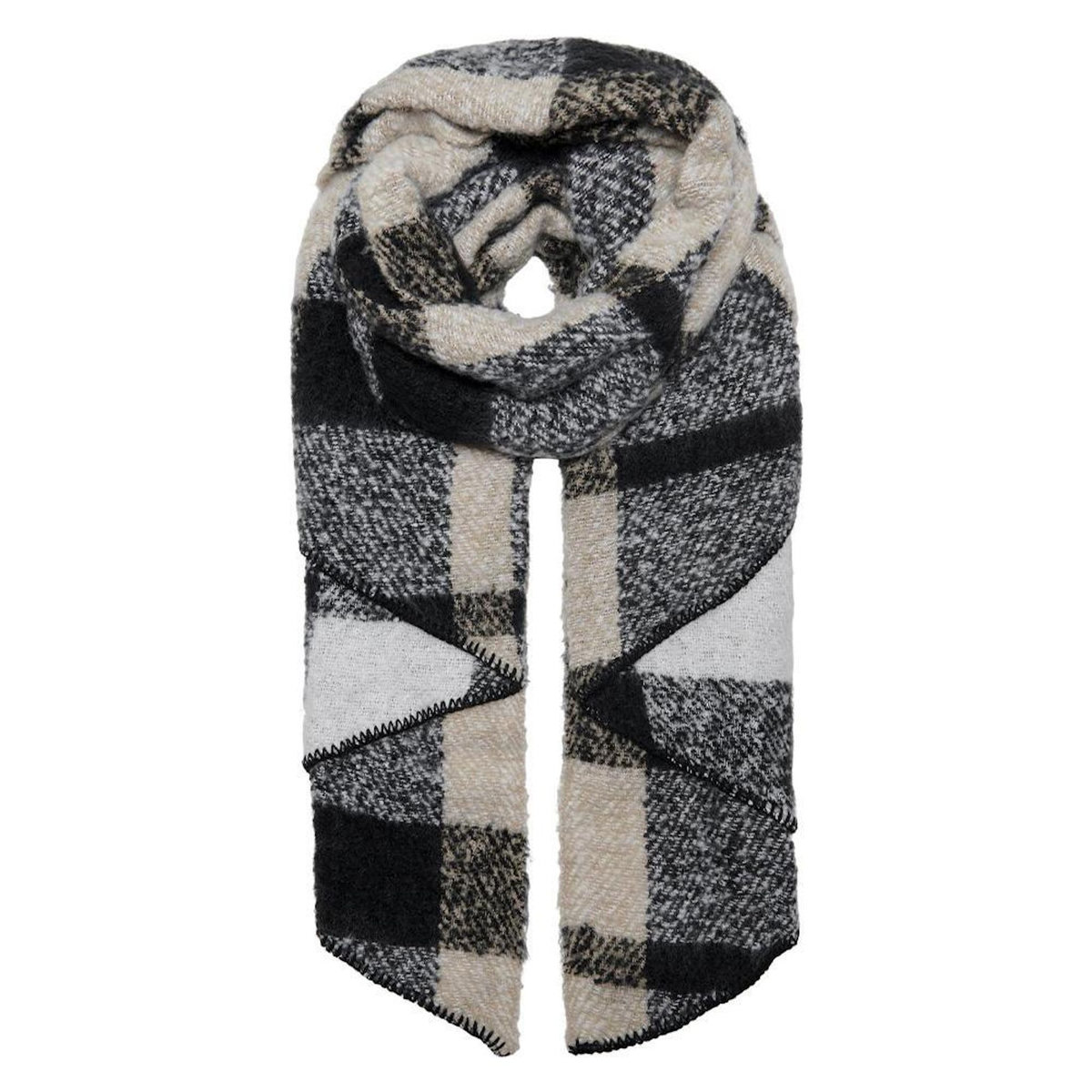 Only Écharpe e/Gris à Motifs Femme Only Lima