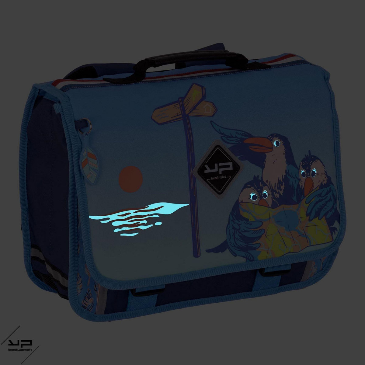 BODYPACK BODYPACK Cartable 38 cm recyclé Famille oiseau