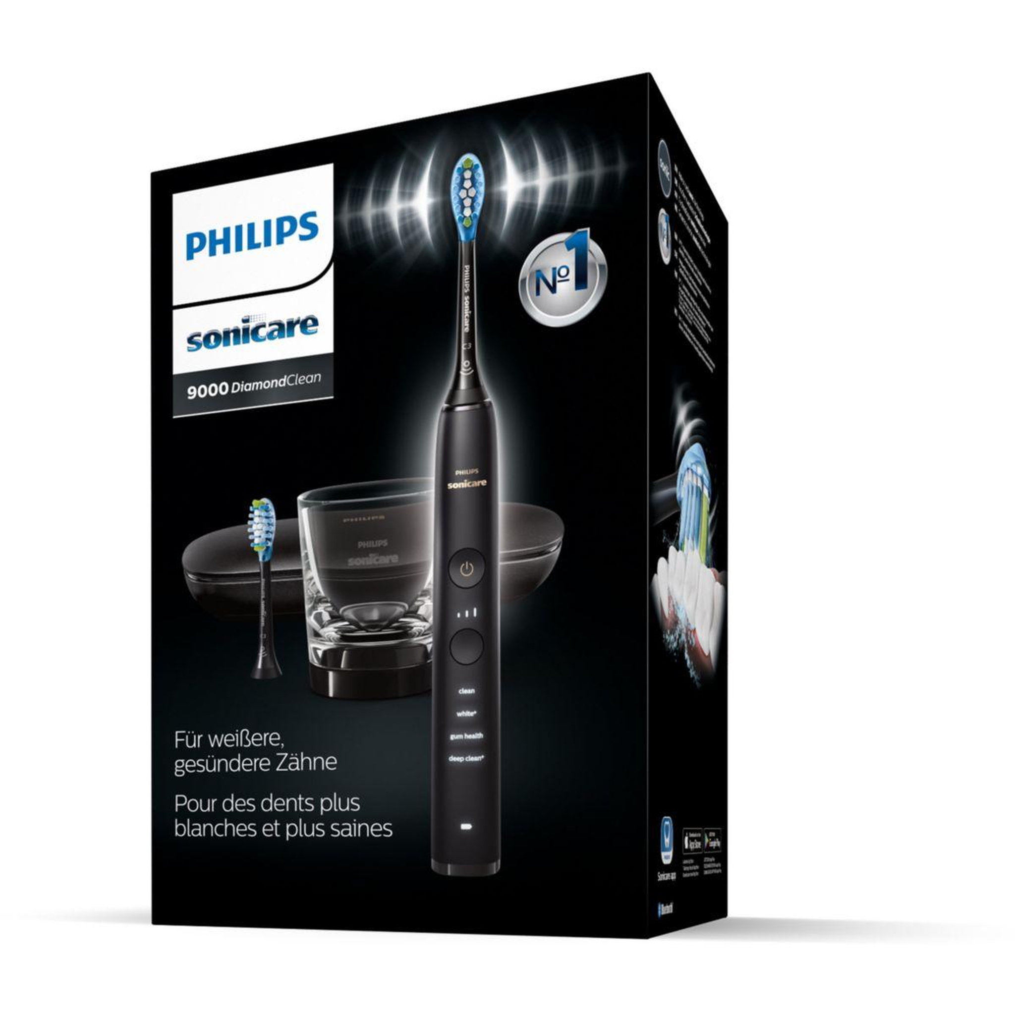 Voir la diapositive 3 : Philips Brosse à dents électrique Sonicare Diamondclean 9000 HX9913/18