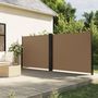 Voir la diapositive 1 : VIDAXL Auvent lateral retractable taupe 180x1200 cm