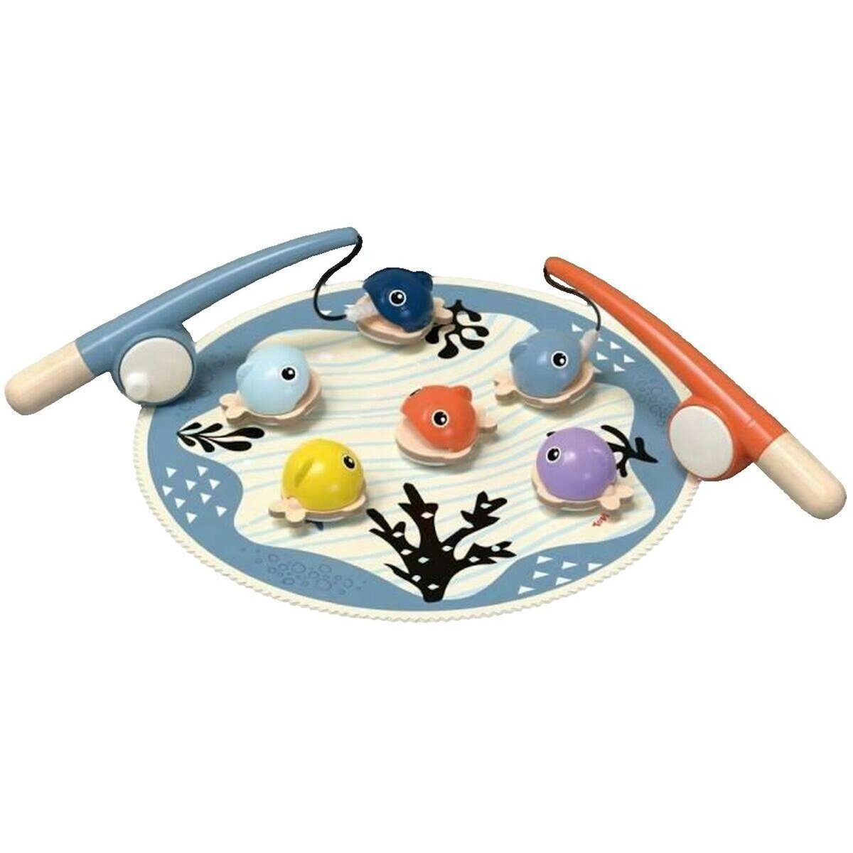 Juratoys - Janod Jeu d'attrape les poissons Jactal magnétique multicolore