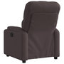 Voir la diapositive 3 : VIDAXL Fauteuil inclinable Marron fonce Tissu