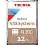 Toshiba Disque dur interne 3.5'' 12To N300 NAS