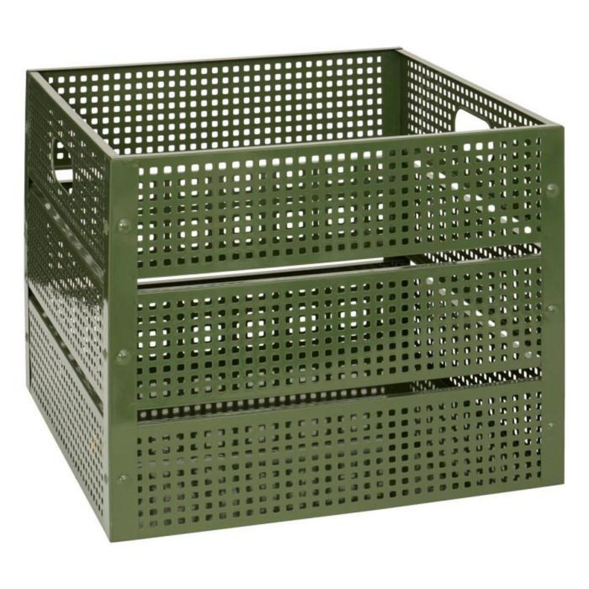 ATMOSPHERA Lot de 4 Caisses de Rangement  Azae  35cm Vert