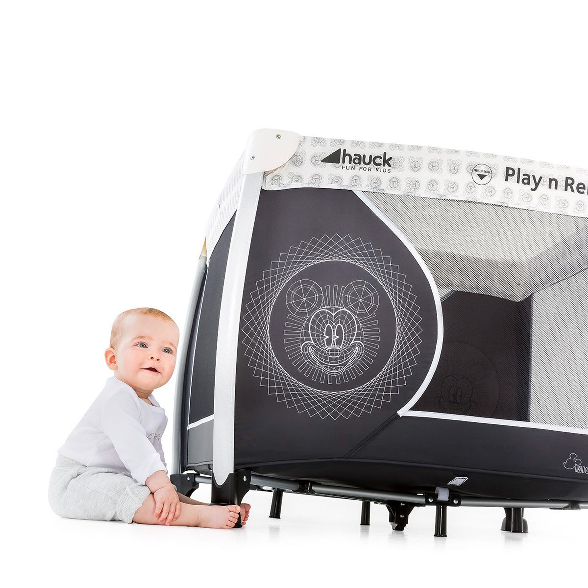 Voir la diapositive 5 : HAUCK Parc / Lit transportable Play And Relax Sq - Mickey Cool Vibes