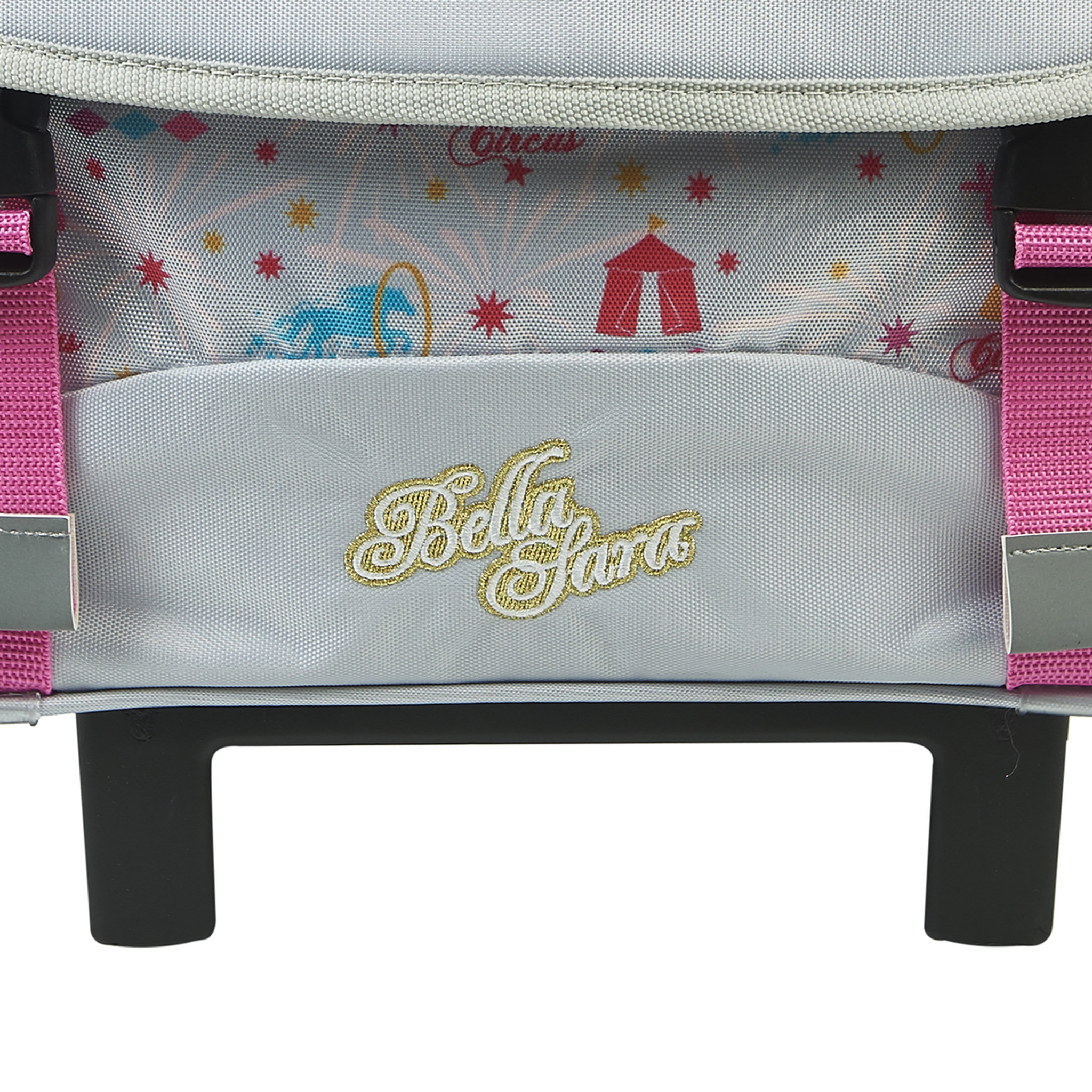 Voir la diapositive 5 : BELLA SARA Cartable à roulettes CP/CE1 gris cheval BELLA SARA CIRCUS