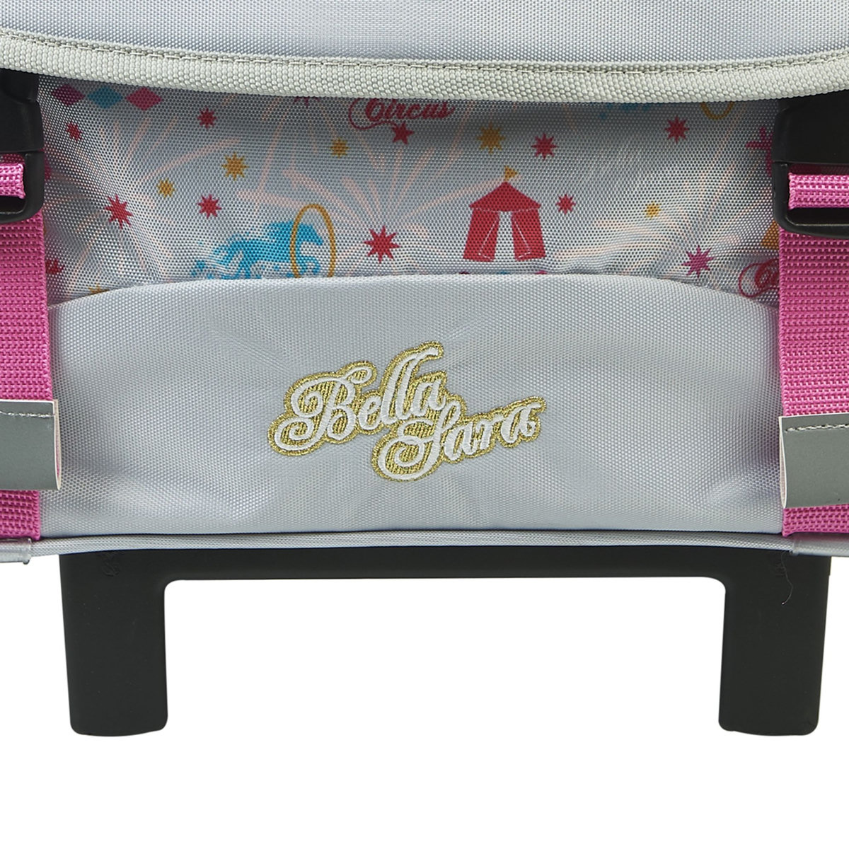 BELLA SARA Cartable à roulettes CP/CE1 gris cheval BELLA SARA CIRCUS