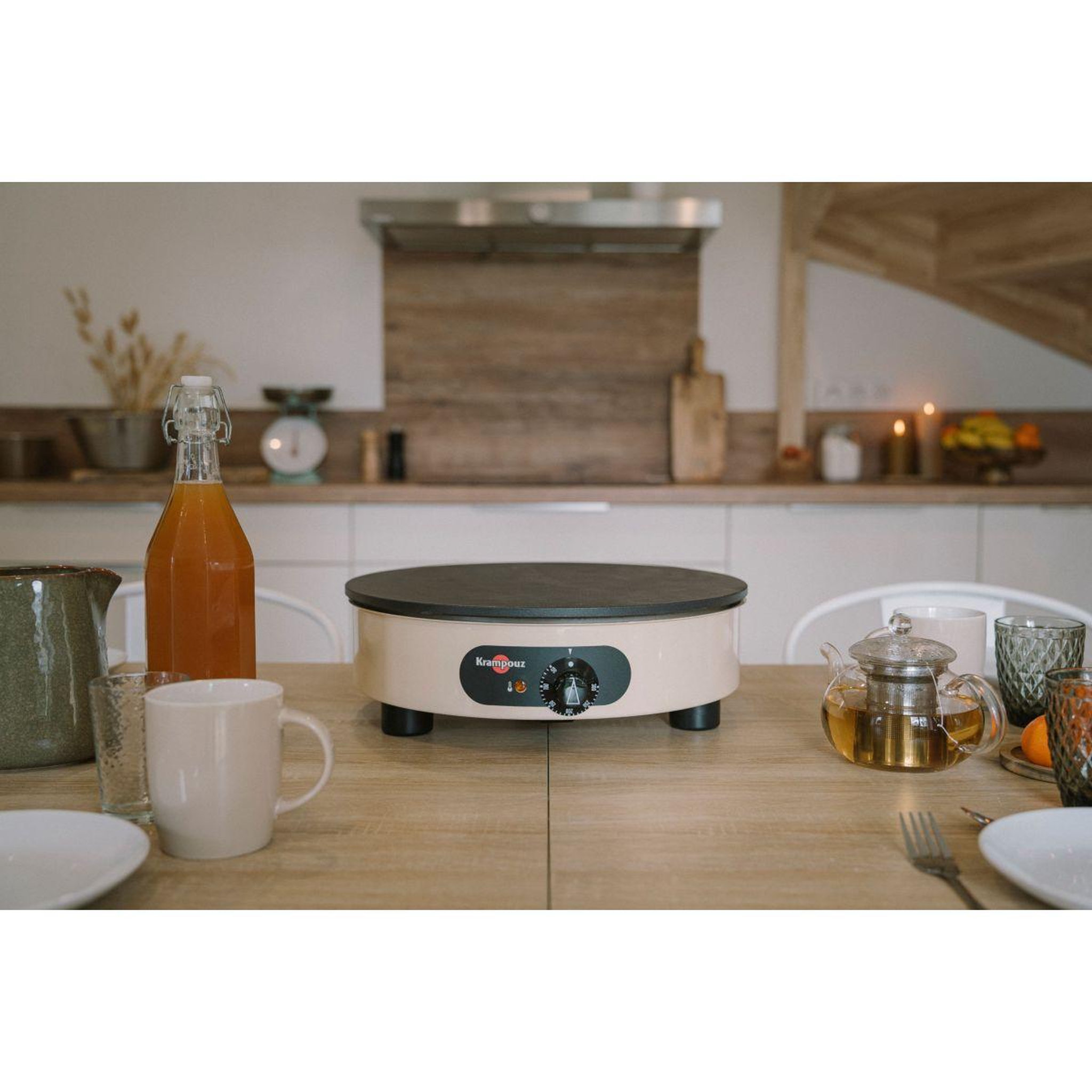 Voir la diapositive 2 : KRAMPOUZ Crêpière Electrique Armen CFAR4AA-KR